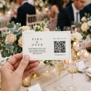 Qr El Kartı Düğün